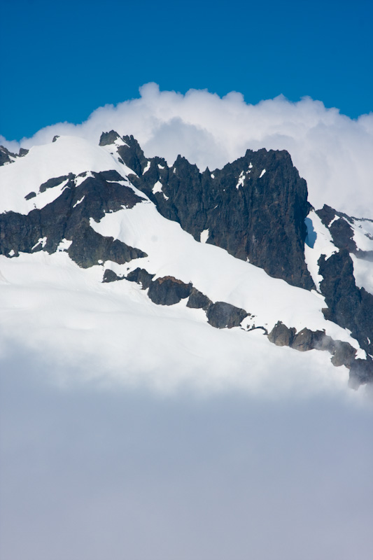 Peaks Above The Sulphide Glacier